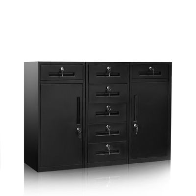 La multi combinazione nera 650mm di funzione ha laminato a freddo l'armadio di stoccaggio d'acciaio