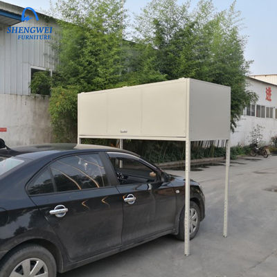 Armadio di stoccaggio del metallo del cofano dell'automobile di Grey White Garage Tool Over