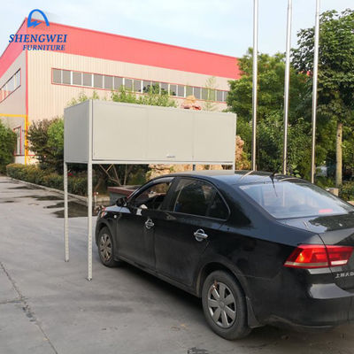 Armadio di stoccaggio del metallo del cofano dell'automobile di Grey White Garage Tool Over