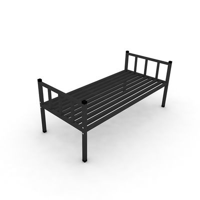 L'alloggio ha laminato a freddo il letto di cuccetta bianco di colore del nero d'acciaio della metropolitana