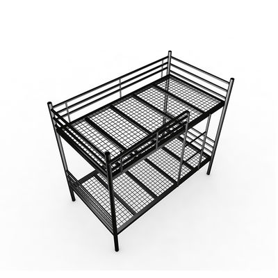 Struttura di Metal Bunk Bed del recinto di Grey Black Steel Mesh Full dell'appartamento