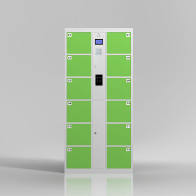 Le porte del supermercato 12 prendono le impronte digitali all'armadio di stoccaggio elettronico di codice a barre della serratura