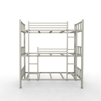 L'adulto del dormitorio della scuola tre strati inserisce i letti di cuccetta d'acciaio di Gray Color Metal Triple