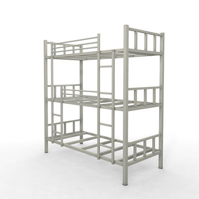 L'adulto del dormitorio della scuola tre strati inserisce i letti di cuccetta d'acciaio di Gray Color Metal Triple