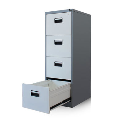 4 Governi scuri di Grey Frame Lockable Vertical Filing del cassetto