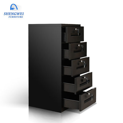 La multi combinazione nera 650mm di funzione ha laminato a freddo l'armadio di stoccaggio d'acciaio
