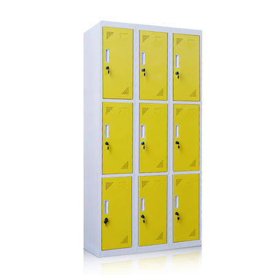 Armadio di Sotrage della porta di altezza completa di 9 porte multi per la casa e la scuola