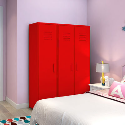 Armadi variopinti del Governo di stoccaggio della camera da letto di dimensione domestica della doppia porta per i bambini