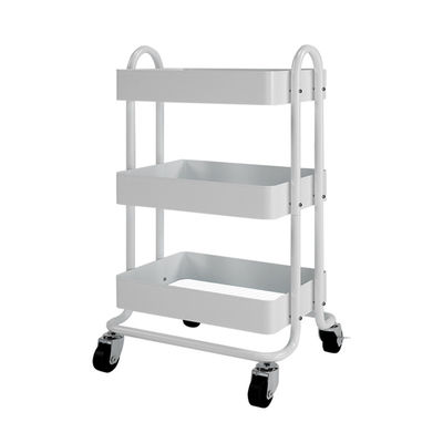 3 Tires che rotola il carrello pratico di stoccaggio della cucina di 4 macchine per colata continua