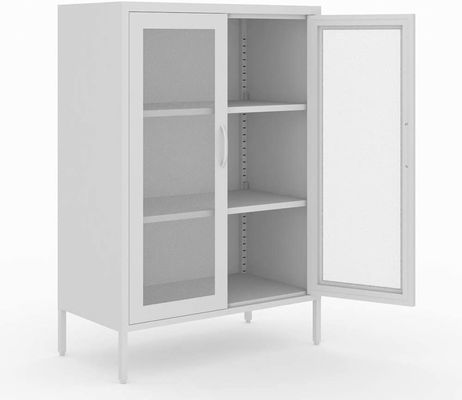 Mezzo stoccaggio Lcoker di altezza dell'armadietto d'acciaio di Mesh Door Dining Room Storage