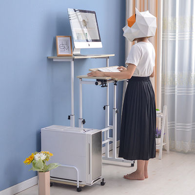 Tabella di studio del metallo ospite di home computer W60cm con altezza regolabile