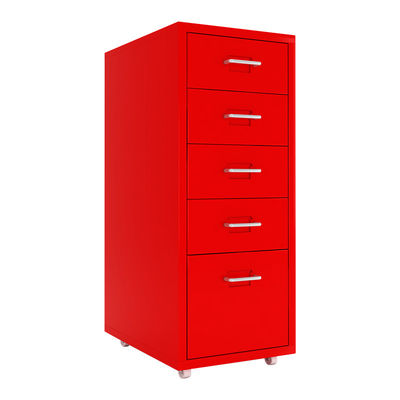 A casa 5 Governo di stoccaggio mobile 690mm di altezza blu dei cassetti con le ruote