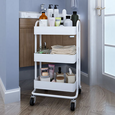 Carrello d'acciaio del carretto di stoccaggio del multi di scopo 3 di Tires bene mobile della cucina