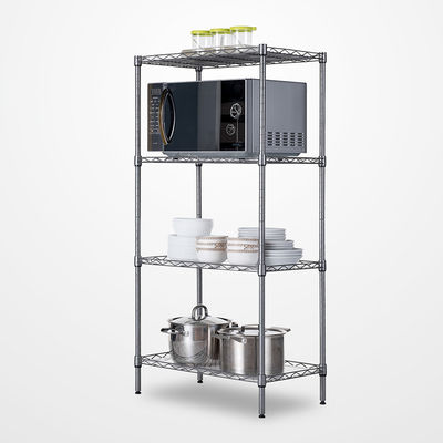 Organizzatore resistente regolabile Steel Shelf Rack di Tires di basi 4