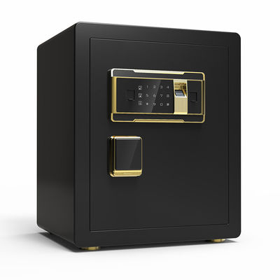 Cassaforte elettronica nera della casa di sicurezza della serratura dell'impronta digitale di altezza 45cm