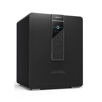 Cassaforte di sicurezza per impronte digitali con tastiera digitale marrone con ampio spazio di archiviazione