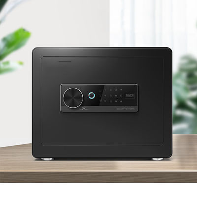 Cassaforte astuta dell'hotel di pistola del contenitore della serratura sicura domestica piccola nera di Digital con la serratura dell'impronta digitale