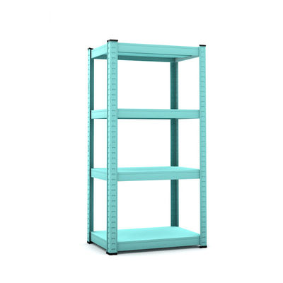 Organizzatore blu di stoccaggio dello scaffale d'acciaio di bassa potenza dello scaffale dello scaffale di Sharehouse 4