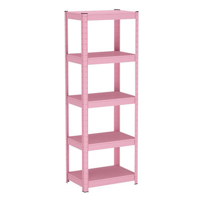 organizzatore d'acciaio Metal Storage Shelves del nero 5-Shelf per la casa