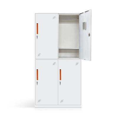 Struttura esile delle doppie di colore della palestra di stoccaggio del metallo dell'armadio porte domestiche del guardaroba 4