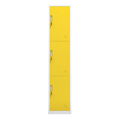 Armadi di stoccaggio bianchi dell'ufficio della struttura di colore blu delle porte della scuola 3 con la chiave