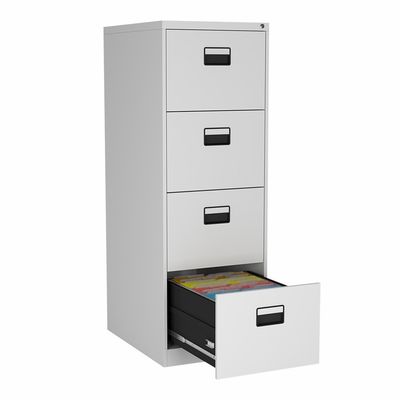 Casellario pieno della sospensione dell'archivio della lettera di 4 cassetti con la serratura