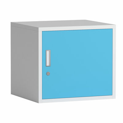 Serratura a chiave e scaffale di Gray Cube Storage Box With della scuola della casa del metallo