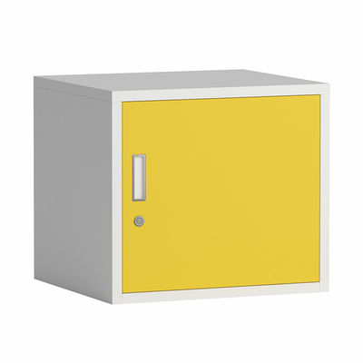 Serratura a chiave e scaffale di Gray Cube Storage Box With della scuola della casa del metallo